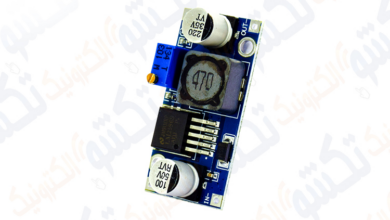 ماژول lm2596 کنترل جریان و ولتاژ ماژول افزاینده و کاهنده ولتاژ