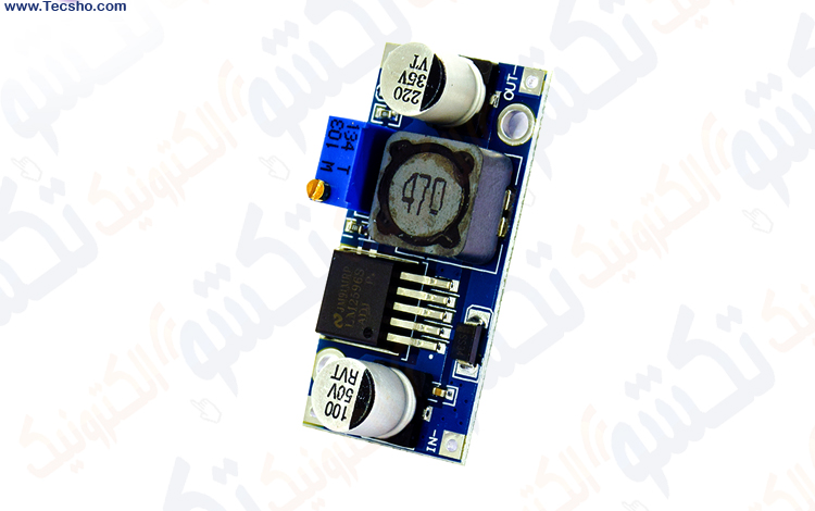 ماژول lm2596 کنترل جریان و ولتاژ ماژول افزاینده و کاهنده ولتاژ