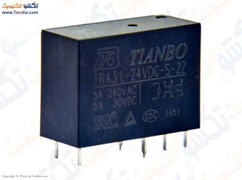 RELE 24V 5A 8PIN 2CONT TIANBO (120)