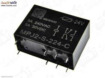 RELE 24V 5A 8PIN 2CONT MEISHUO MPJ2-S-224-C (145)