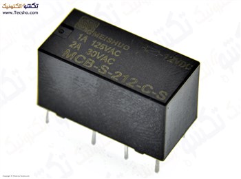 RELE 12V 1A 8PIN 2C MEISHUO MCB-S-212-C-S (133)