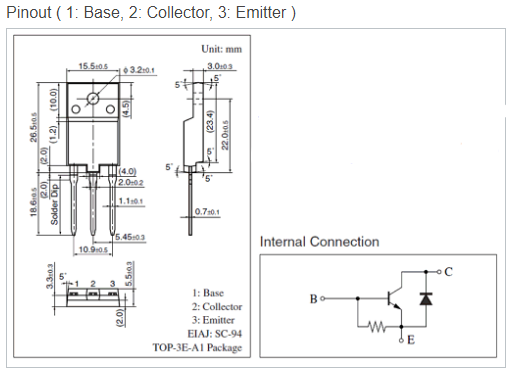 دیتاشیت ترانزیستور C6073 Transistor datasheet