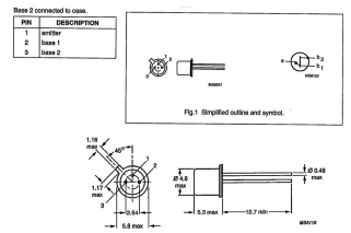 دیتاشیت ترانزیستور 2N2646 Transistor datasheet