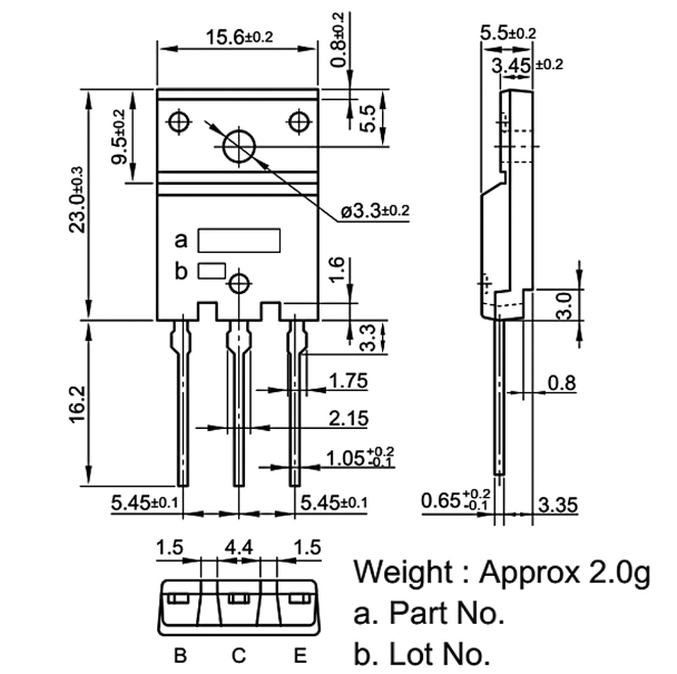 دیتاشیت ترانزیستور J5804 Transistor datasheet