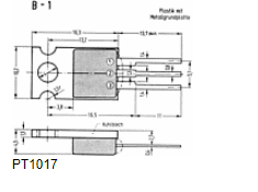 دیتاشیت ترانزیستور PT1017 Transistor datasheet