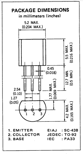 دیتاشیت ترانزیستور A952 Transistor datasheet