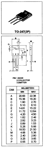 دیتاشیت ترانزیستور A1186 Transistor datasheet