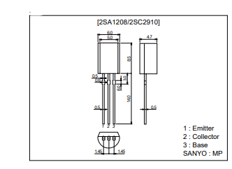 دیتاشیت ترانزیستور A1208 Transistor datasheet