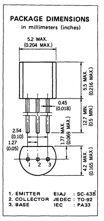 دیتاشیت ترانزیستور A992 Transistor datasheet