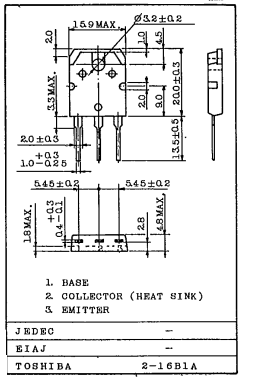 دیتاشیت ترانزیستور A1263 Transistor datasheet