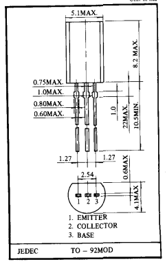 دیتاشیت ترانزیستور A1275 Transistor datasheet