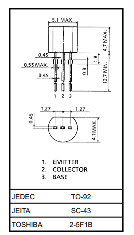 دیتاشیت ترانزیستور A970 Transistor datasheet