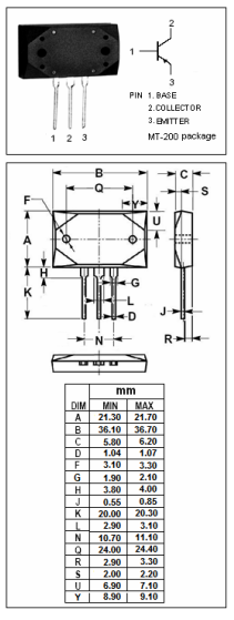 دیتاشیت ترانزیستور A1494 Transistor datasheet