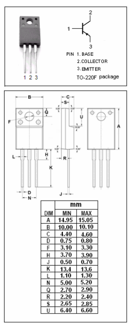 دیتاشیت ترانزیستور A1659 Transistor datasheet