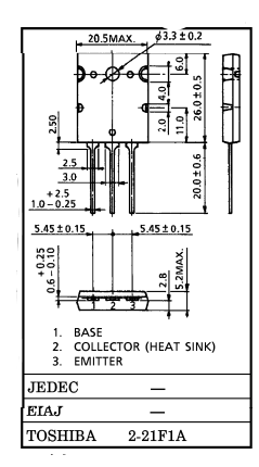 دیتاشیت ترانزیستور A1943 Transistor datasheet