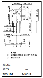 دیتاشیت ترانزیستور A1986 Transistor datasheet