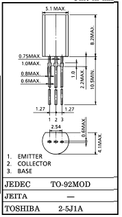 دیتاشیت ترانزیستور A965 Transistor datasheet