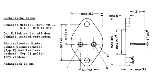 دیتاشیت ترانزیستور AD149 Transistor datasheet