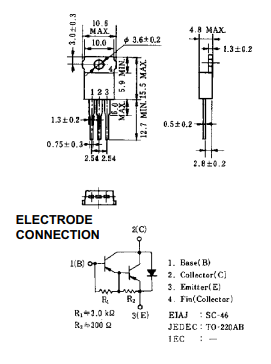 دیتاشیت ترانزیستور B601 Transistor datasheet