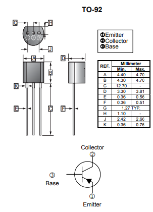 دیتاشیت ترانزیستور B1068 Transistor datasheet