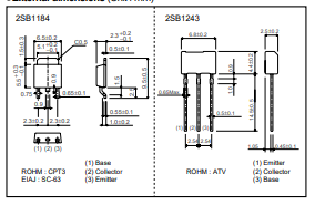 دیتاشیت ترانزیستور B1184 Transistor datasheet