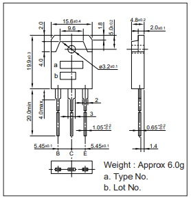 دیتاشیت ترانزیستور B1624 Transistor datasheet