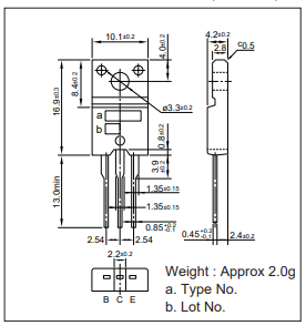 دیتاشیت ترانزیستور B1626 Transistor datasheet