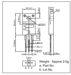 دیتاشیت ترانزیستور B1686 Transistor datasheet