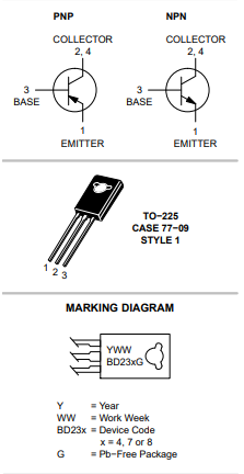 دیتاشیت ترانزیستور BD234 Transistor datasheet