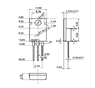 دیتاشیت ترانزیستور BD911 Transistor datasheet