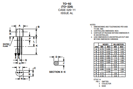 دیتاشیت ترانزیستور BF420 Transistor datasheet