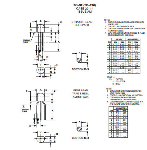 دیتاشیت ترانزیستور BF422 Transistor datasheet