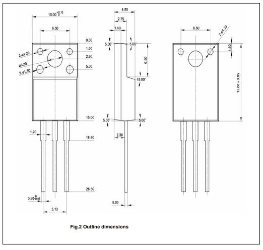 دیتاشیت ترانزیستور BU1508DX Transistor datasheet