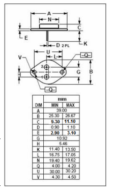 دیتاشیت ترانزیستور BU204 Transistor datasheet