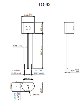 دیتاشیت ترانزیستور BC558 Transistor datasheet