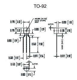 دیتاشیت ترانزیستور BC635 Transistor datasheet