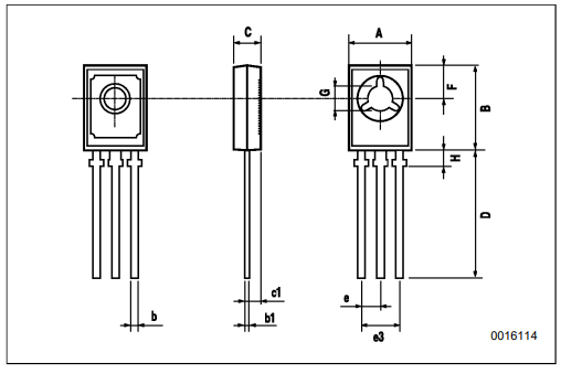 دیتاشیت ترانزیستور BD137 Transistor datasheet