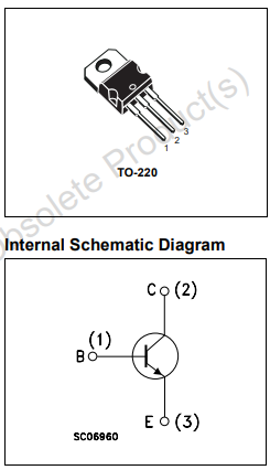 دیتاشیت ترانزیستور BU505 Transistor datasheet