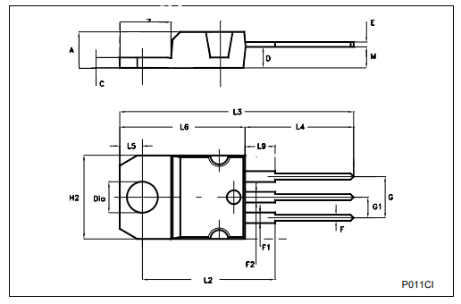 دیتاشیت ترانزیستور BU806 Transistor datasheet