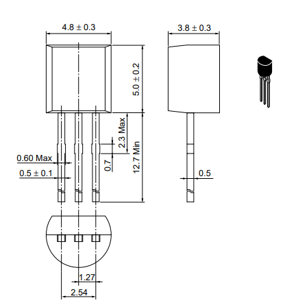 دیتاشیت ترانزیستور C458 Transistor datasheet