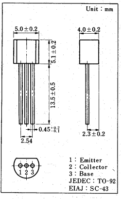 دیتاشیت ترانزیستور C828 Transistor datasheet