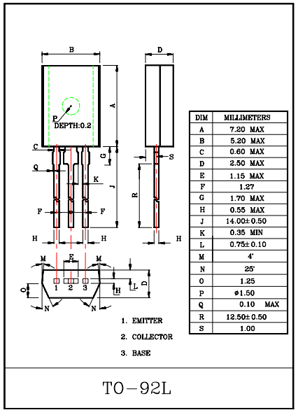 دیتاشیت ترانزیستور C026 Transistor datasheet