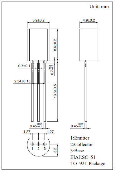 دیتاشیت ترانزیستور C1383 Transistor datasheet