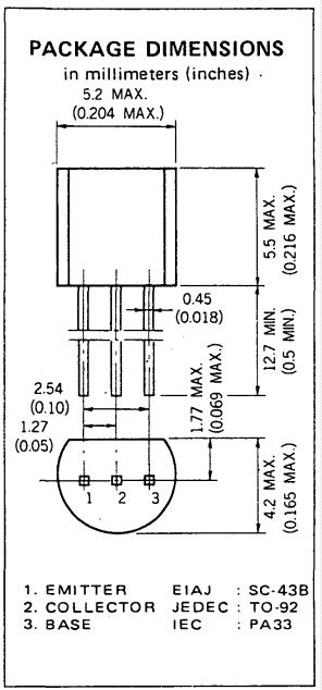 دیتاشیت ترانزیستور C1845 Transistor datasheet