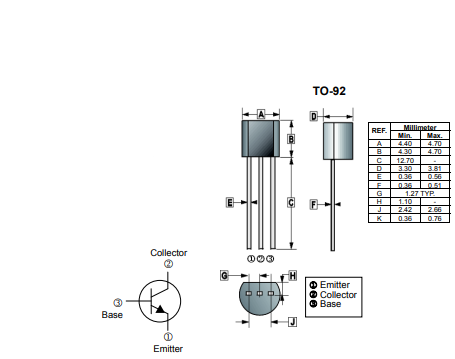 دیتاشیت ترانزیستور C1959 Transistor datasheet