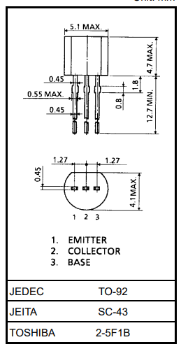 دیتاشیت ترانزیستور C2120 Transistor datasheet