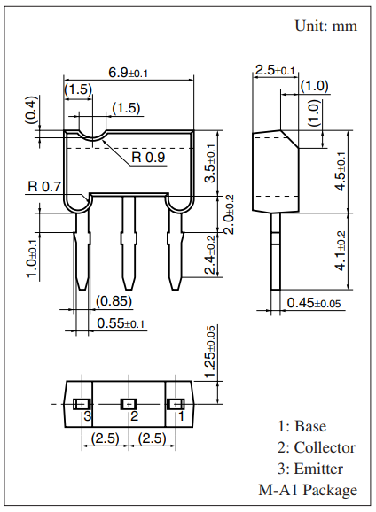 دیتاشیت ترانزیستور C2206 Transistor datasheet