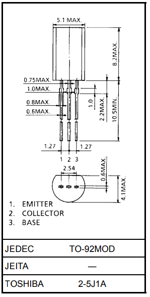 دیتاشیت ترانزیستور C2235 Transistor datasheet