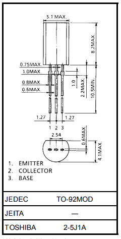 دیتاشیت ترانزیستور C2236 Transistor datasheet