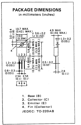 دیتاشیت ترانزیستور C2333 Transistor datasheet